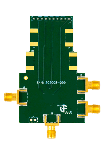 F1427 RF Amplifier Evaluation Board - Bottom