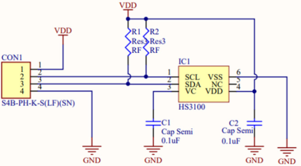HS300x-MC1 - Application Circuit