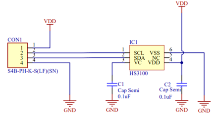 HS310x-MC1 - Application Circuit