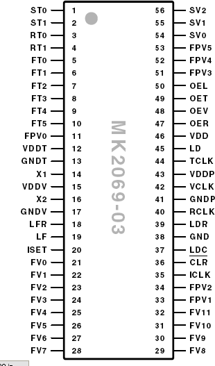 MK2069-03 - Pinout