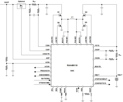 RAA489118 Typical Application Diagram