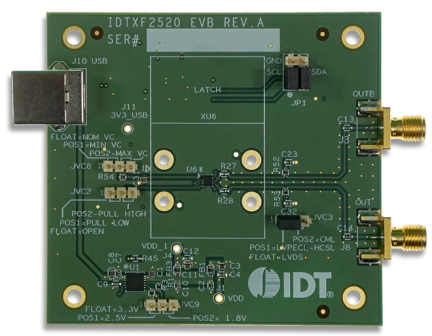 XF - Evaluation Board (top)