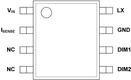 ZLED7030 - Pinout