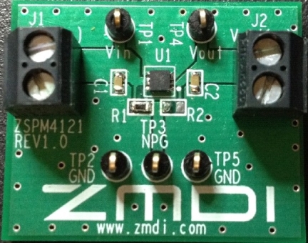 ZSPM4121W30KIT - Evaluation Kit (Top View) 