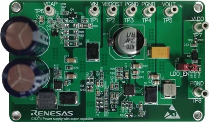 Buck-Boost Last Gasp Power Supply for Energy Meters Reference Design Board