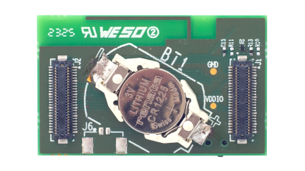 DA14594-00O9DB-P Development Board with Battery - Bottom