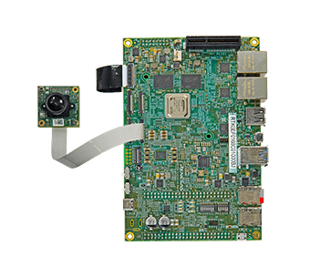 e-con e-CAM22_CURZH with Renesas RZ/V2H Evaluation Board - Top