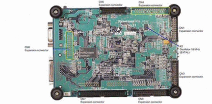 SH7262 CPU Board Back