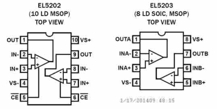 EL5202_EL5203 Functional Diagram