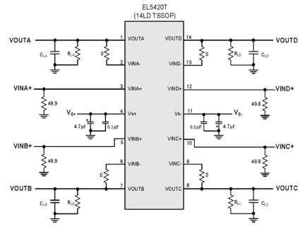 EL5420T Functional Diagram