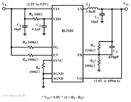 EL7530 Functional Diagram