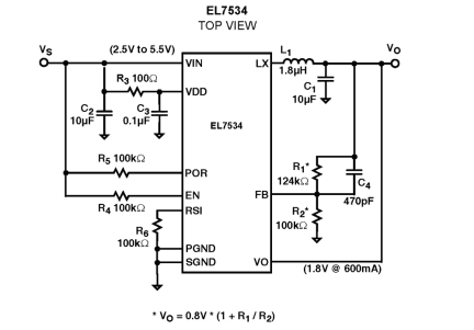 EL7534 Functional Diagram