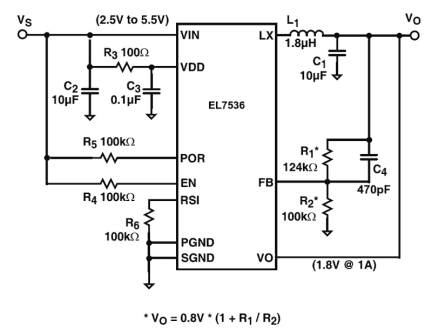 EL7536 Functional Diagram