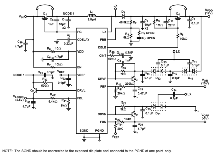 EL7586A Functional Diagram