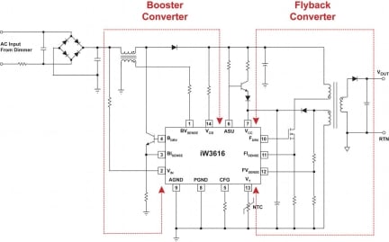 iW3616 Typical Applications Diagram