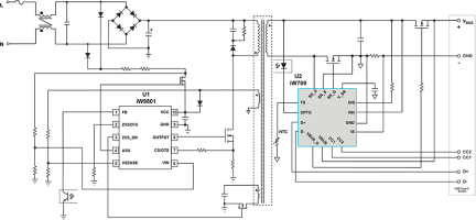 iW709/iW9801 Typical Applications Diagram