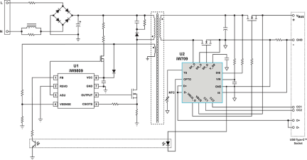 iW709/iW9809 Typical Applications Diagram