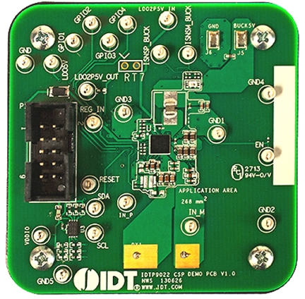 IDTP9022-EVAL - Evaluation Board - Top View