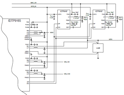 IDTP9165-IDTP9167 Application Diagram