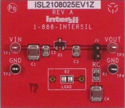 ISL2108025EV1Z Voltage Reference Eval Board