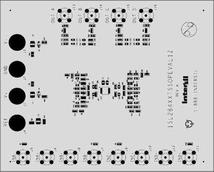 ISL28414TSSOPEVAL1Z Op Amp Eval Boards