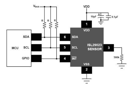 ISL29023 Functional Diagram