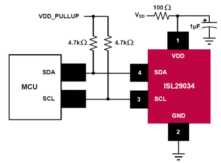 ISL29034 Functional Diagram