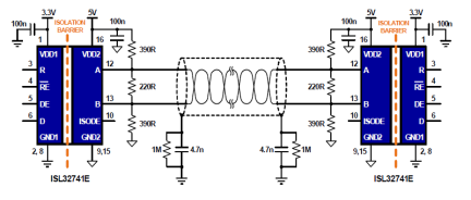 ISL32741E Functional Diagram