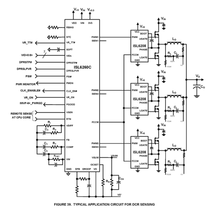 ISL6260C Functional Diagram