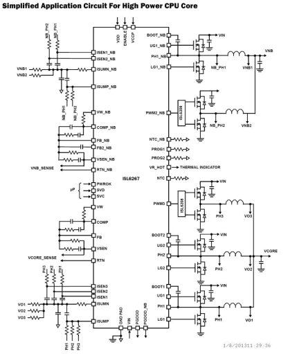 ISL6267 Functional Diagram