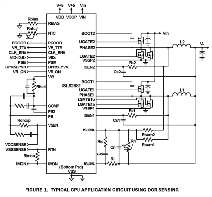 ISL62882_ISL62882B Functional Diagram