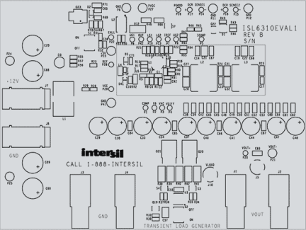 ISL6310EVAL1Z Buck PWM Controller Eval Board