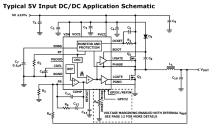 ISL6420B Functional Diagram