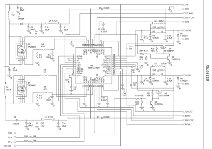 ISL6422B Functional Diagram