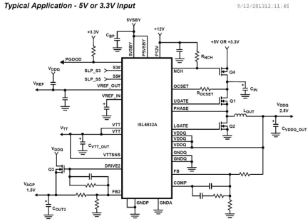 ISL6532A Functional Diagram