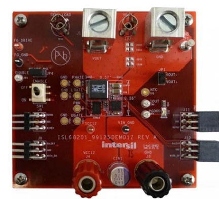 ISL68201-99125DEMO1Z PWM Controller Demo Board Top