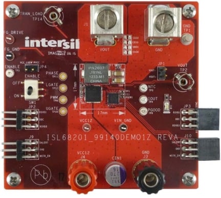 ISL68201-99140DEMO1Z Board Top