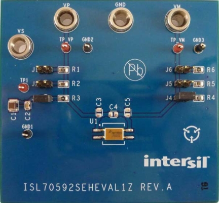 ISL70592SEHEVAL1Z Evaluation Board