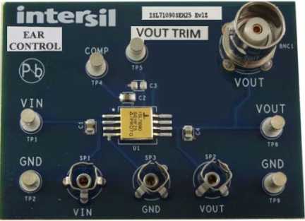 ISL71090SEHxxEV1Z Evaluation Board