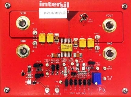 ISL75052SEHEVAL1Z Rad Hard High Voltage LDO Eval Board