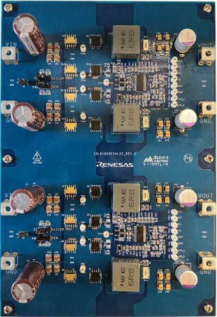 ISL81802EVAL3Z Evaluation Board