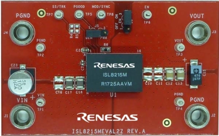 ISL8215MEVAL2Z Power Module Evaluation Board