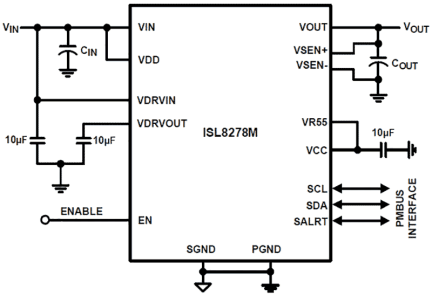 ISL8278M Functional Diagram