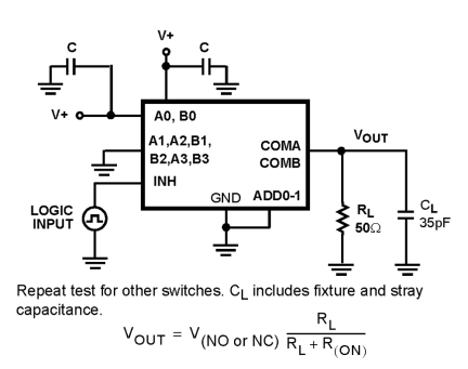 ISL84782 Functional Diagram