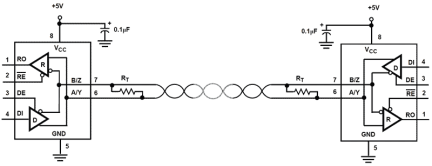 ISL8483E_ISL8485E Functional Diagram