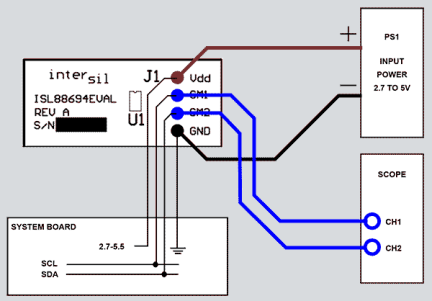 ISL88694EVAL SMBus Accelerator Eval Board