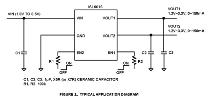 ISL9016 Functional Diagram