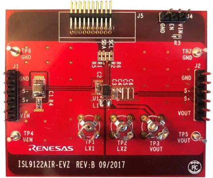 ISL9122AIRN-EVZ Evaluation Board