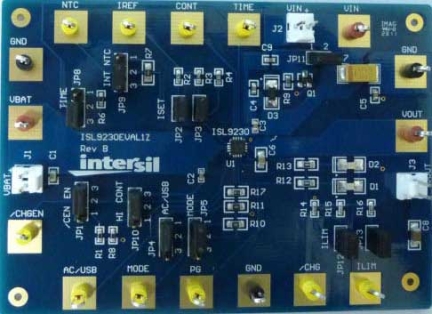 ISL9230EVAL1Z Li-Ion Charger Eval Board