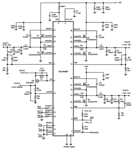 ISL9440B Functional Diagram